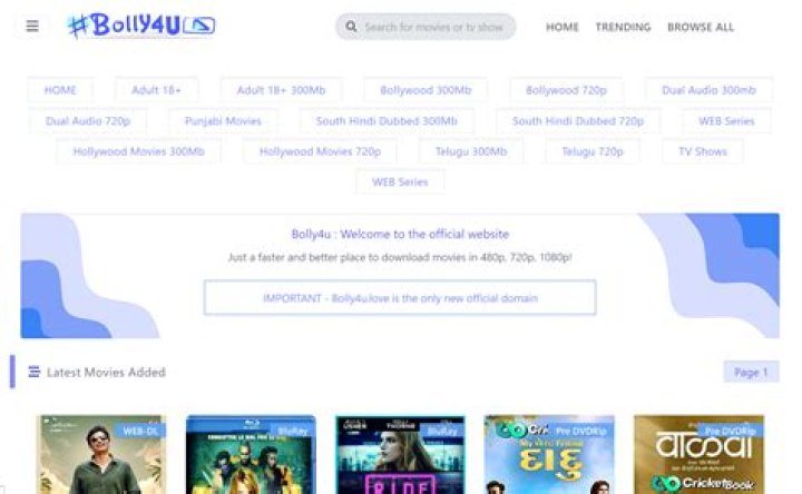 Bolly4u Your Ultimate Destination for Bollywood Movies and Entertainment