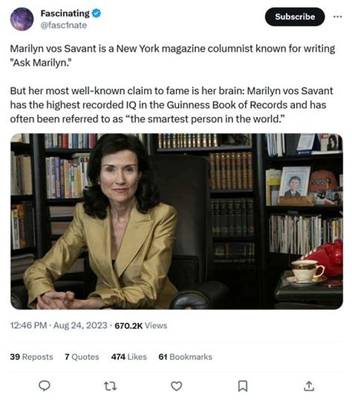 Marilyn Vos Savant Net Worth: Unveiling the Wealth Behind the World's Highest IQ